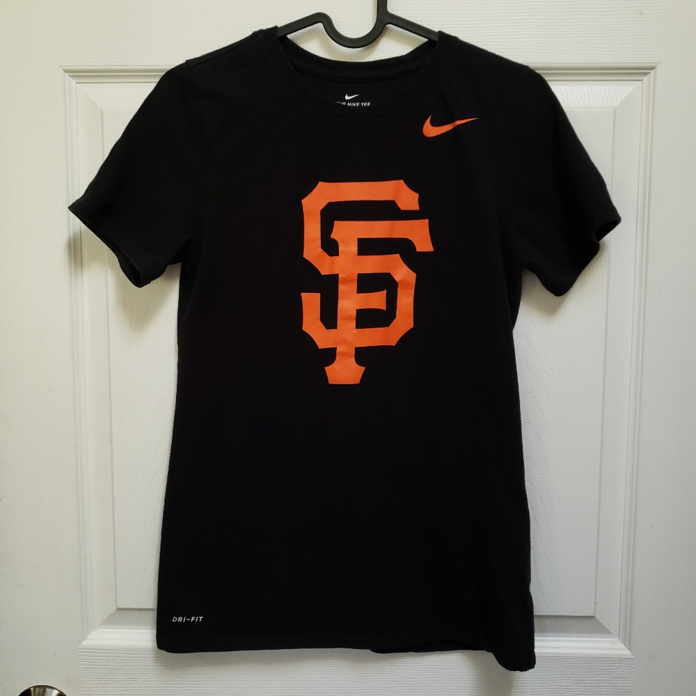 San Francisco Giants Black Short Sleeve The Nike Tee Dri-Fit Shirt